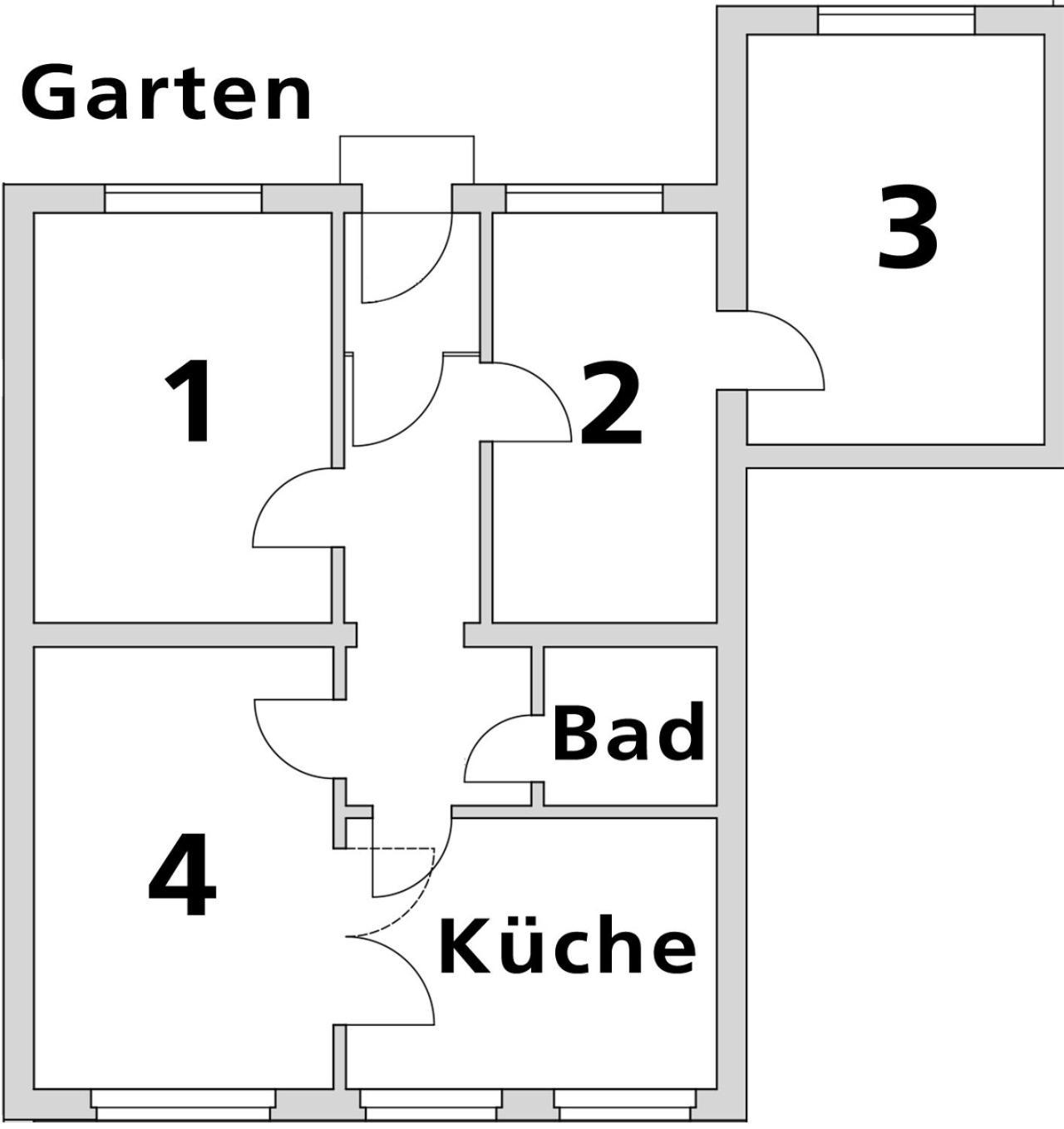 Messe-Apartment, 4 Schlafzimmer, 80 Qm, Garten - 6 Km Zur Messe, Verkehrsguenstig, Ruhig, Parkplaetze Nuremberg Bagian luar foto